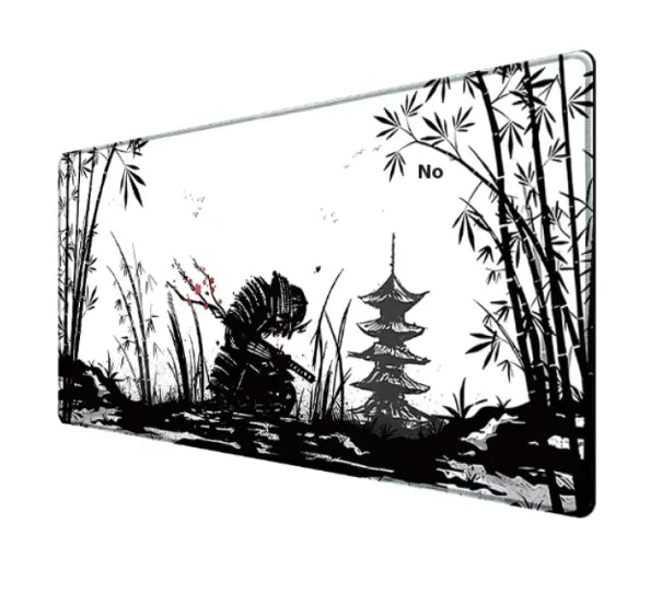 XXL Gaming Mouse Pad - Samurai Edge Japanese Art Design