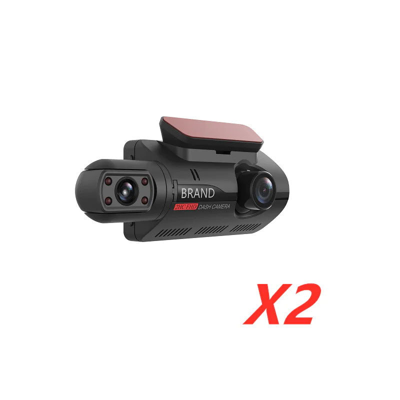 Hidden Car Dash Cam - 3" IPS Screen Front & Rear Camera