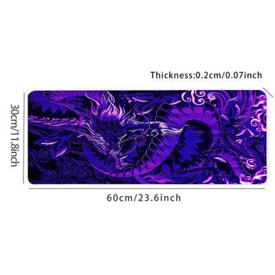 Premium Gaming Desk Pad - Dragon Design Non-Slip Mat