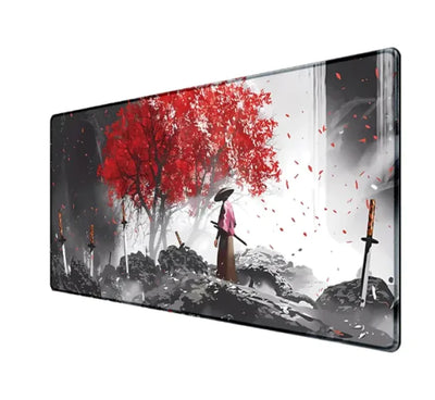 XXL Gaming Mouse Pad - Samurai Edge Japanese Art Design