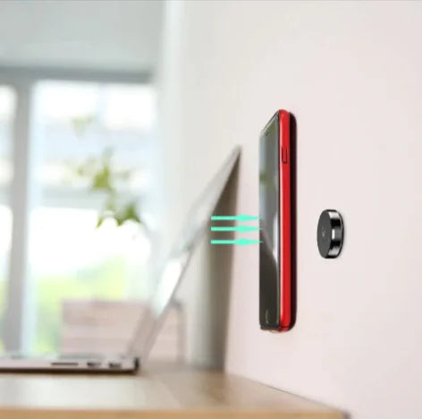 Magnetic Car Phone Holder - 360° Aluminum Mount for Dashboard