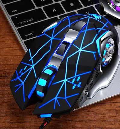 V6 Mechanical Wired Gaming Mouse for PC and eSports