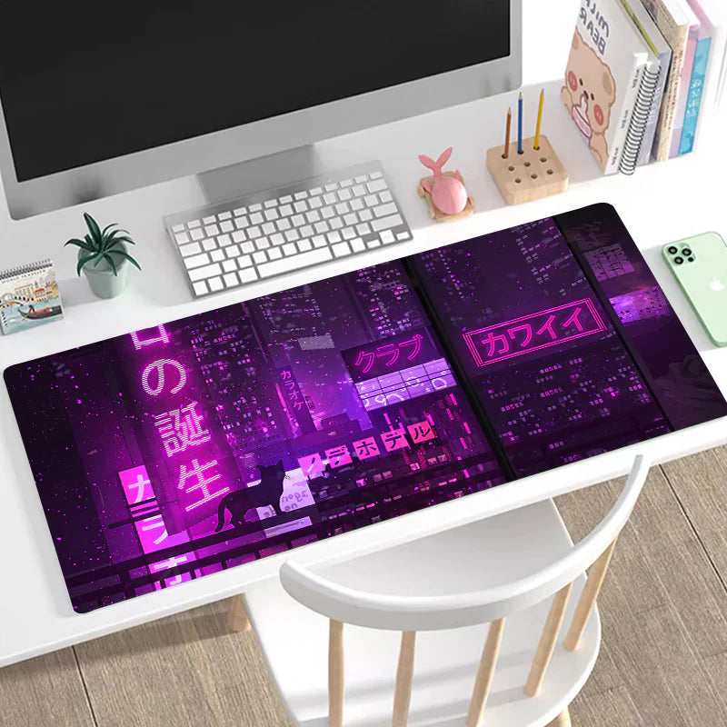 Premium Gaming Desk Pad - Multiple Designs (Dragon, Cherry Blossom, Northern Lights)