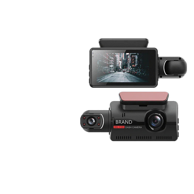 Hidden Car Dash Cam - 3" IPS Screen Front & Rear Camera