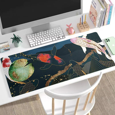 Premium Gaming Desk Pad - Multiple Designs (Dragon, Cherry Blossom, Northern Lights)