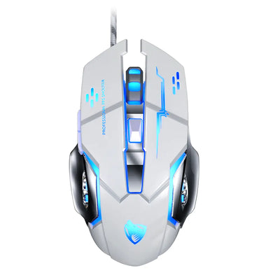 V6 Mechanical Wired Gaming Mouse for PC and eSports