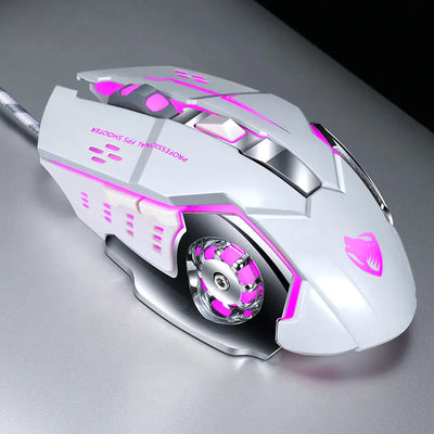 V6 Mechanical Wired Gaming Mouse for PC and eSports