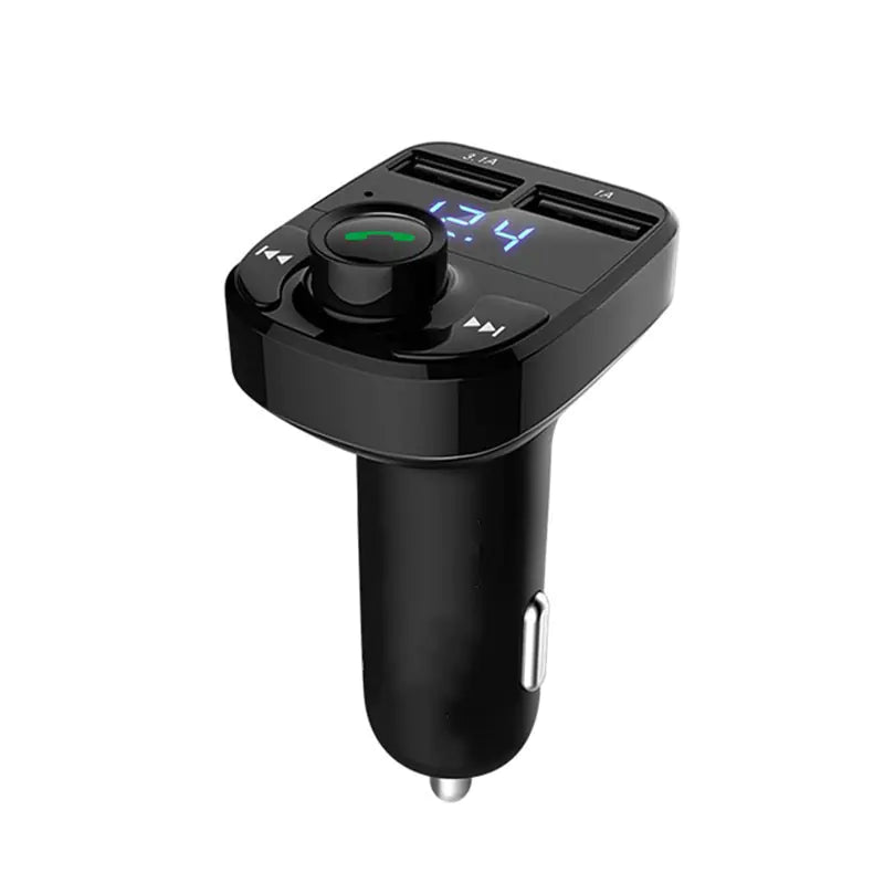 X8 Car Bluetooth FM Transmitter - MP3 Player with Dual USB Charger