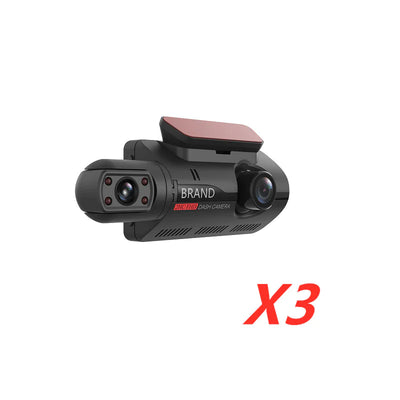 Hidden Car Dash Cam - 3" IPS Screen Front & Rear Camera