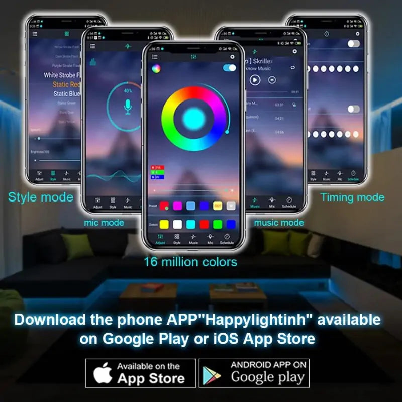 LED Gaming Headset with Microphone - PC PS4 Switch Compatible