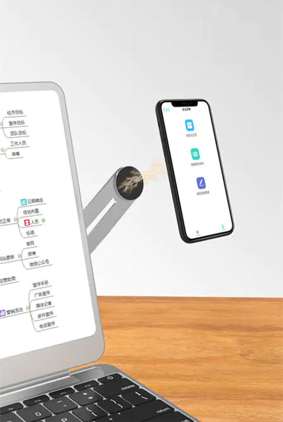 Portable Metal Tablet Stand for Laptop and Phone Live Streaming