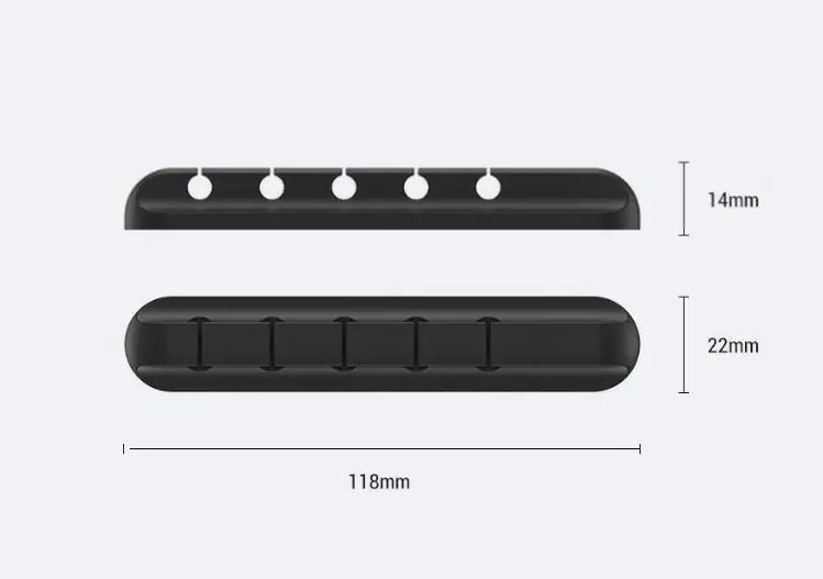 Topk Cable Organizer and Management Clips - Premium Desk Cable Holder