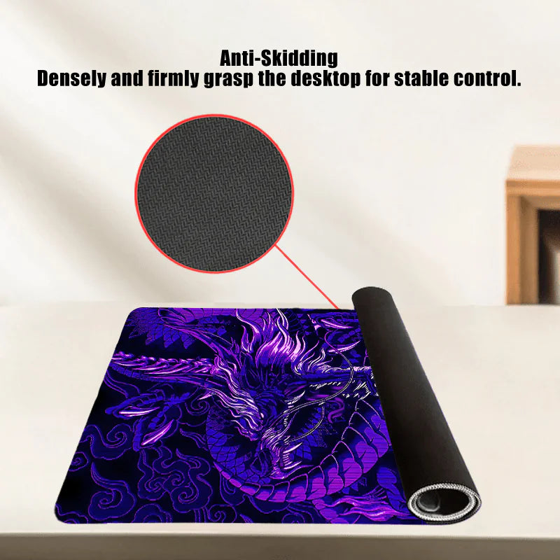 Premium Gaming Desk Pad - Dragon Design Non-Slip Mat