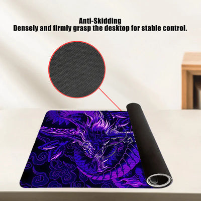 Premium Gaming Desk Pad - Dragon Design Non-Slip Mat